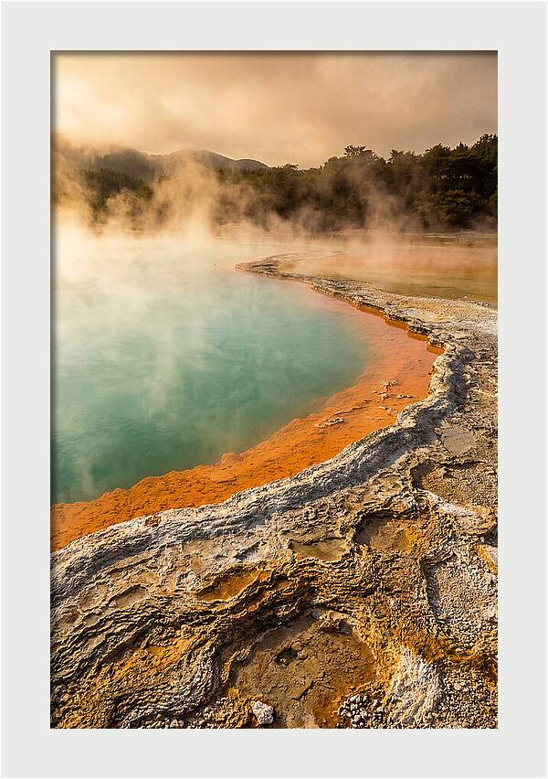 Champagne Pool At Golden Hour