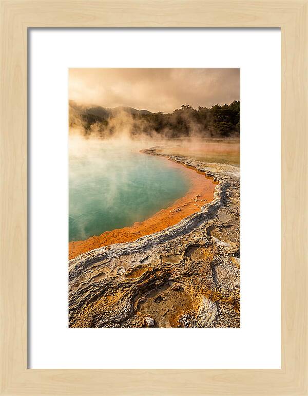 Champagne Pool At Golden Hour