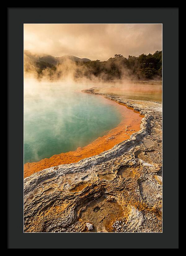 Champagne Pool At Golden Hour