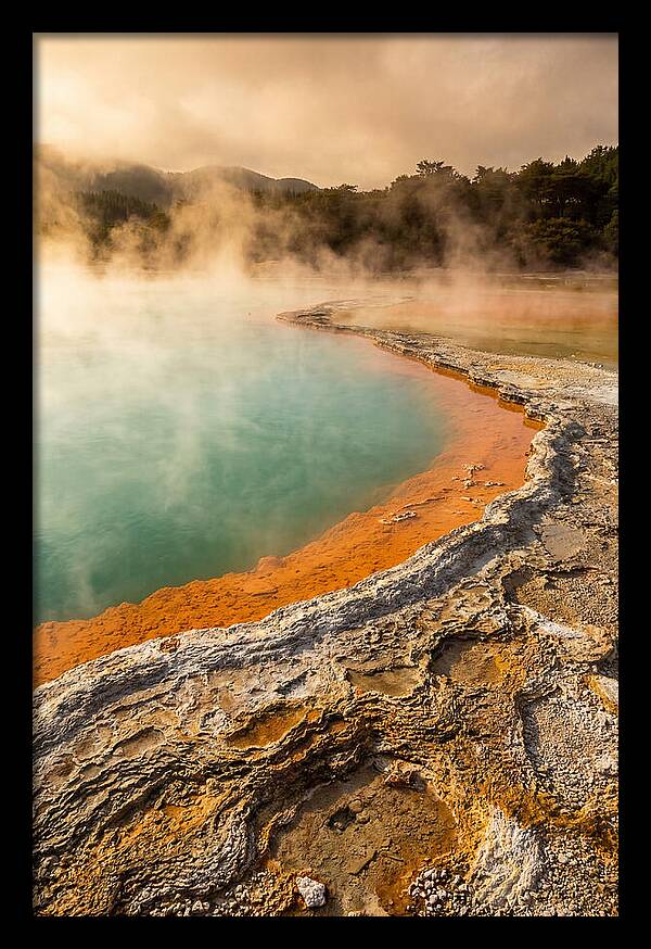 Champagne Pool At Golden Hour