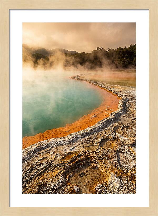 Champagne Pool At Golden Hour