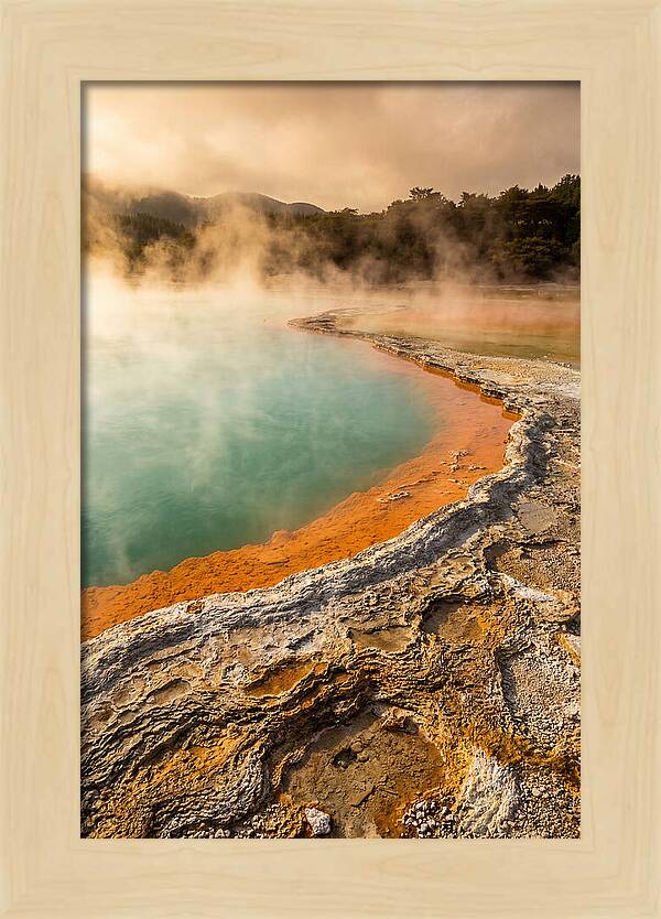 Champagne Pool At Golden Hour