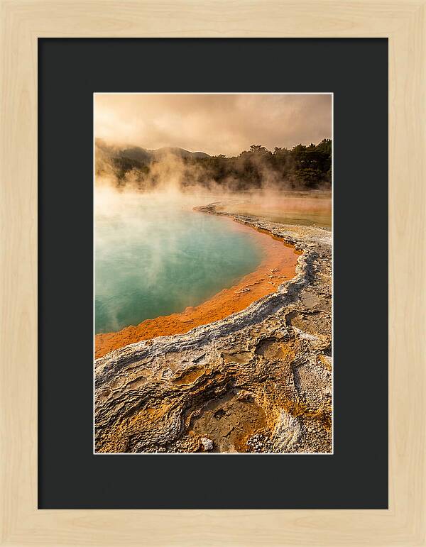 Champagne Pool At Golden Hour