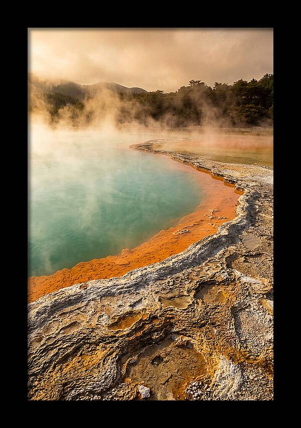 Champagne Pool At Golden Hour