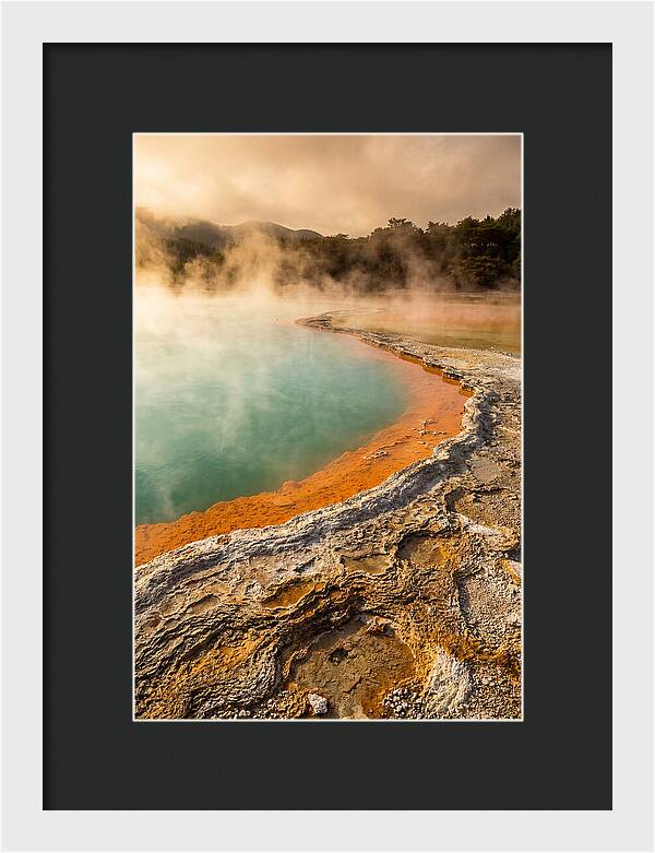 Champagne Pool At Golden Hour