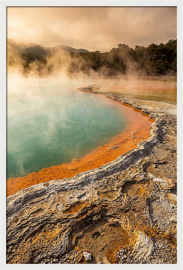 Champagne Pool At Golden Hour
