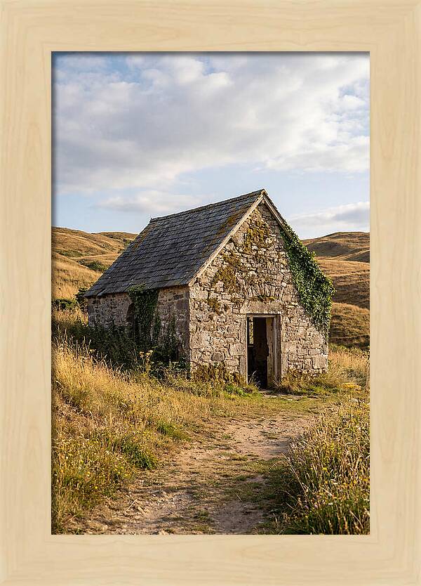 Chapel Amidst Rolling Hills