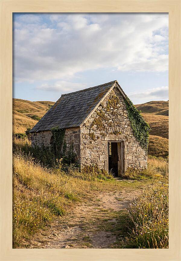 Chapel Amidst Rolling Hills