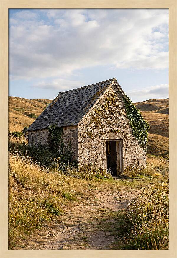 Chapel Amidst Rolling Hills
