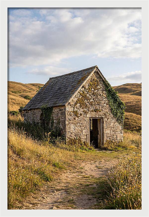 Chapel Amidst Rolling Hills