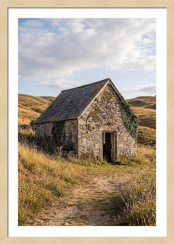 Chapel Amidst Rolling Hills
