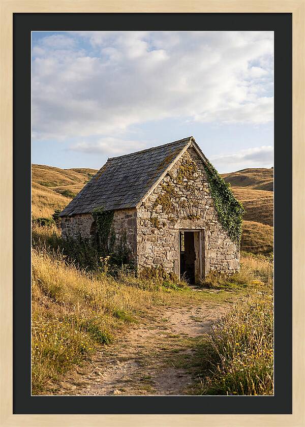 Chapel Amidst Rolling Hills