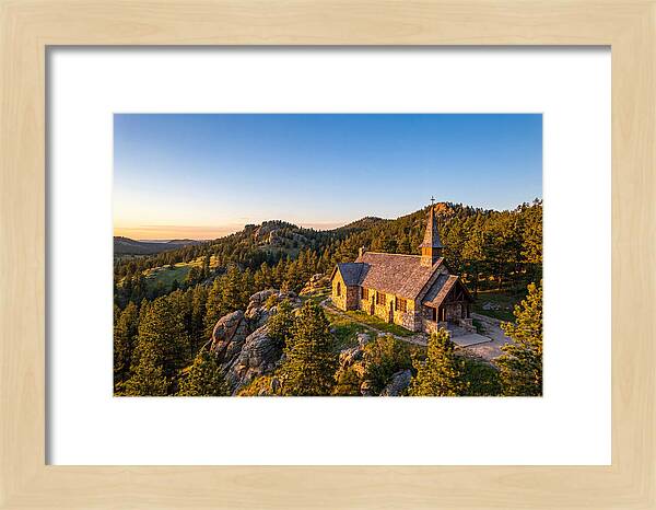 Chapel In The Hills At Sunset