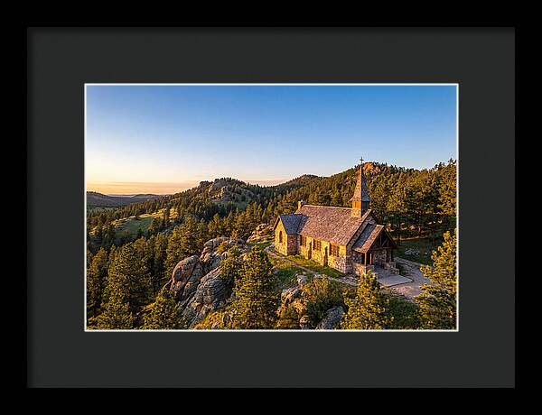 Chapel In The Hills At Sunset