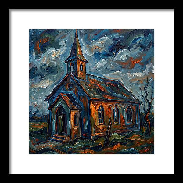 Chapel Under Dramatic Skies