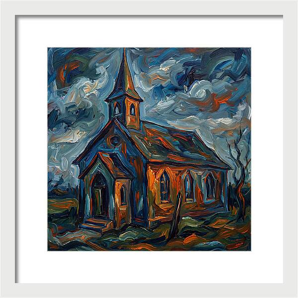 Chapel Under Dramatic Skies