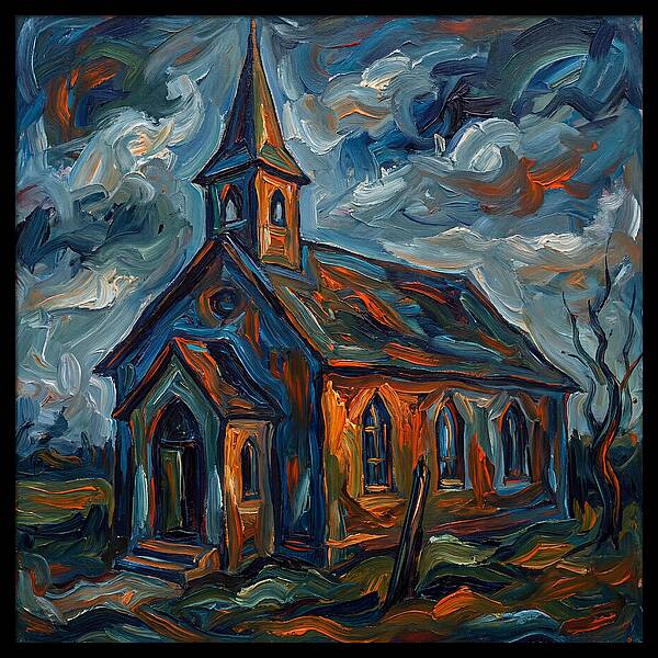 Chapel Under Dramatic Skies