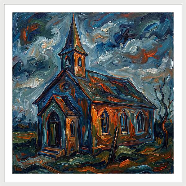 Chapel Under Dramatic Skies