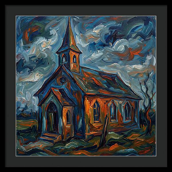 Chapel Under Dramatic Skies