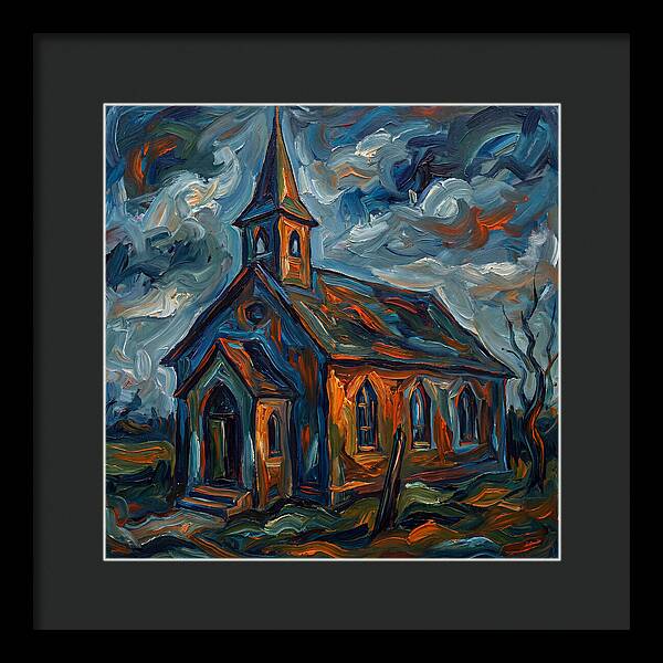 Chapel Under Dramatic Skies
