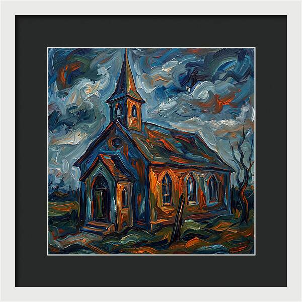 Chapel Under Dramatic Skies