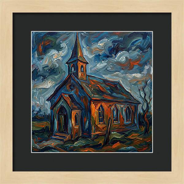 Chapel Under Dramatic Skies