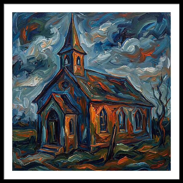 Chapel Under Dramatic Skies