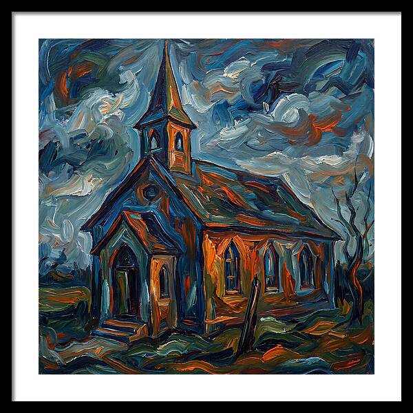 Chapel Under Dramatic Skies