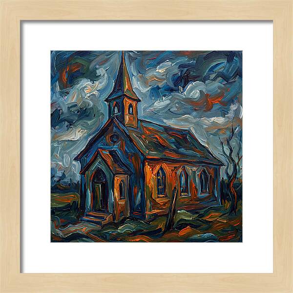 Chapel Under Dramatic Skies