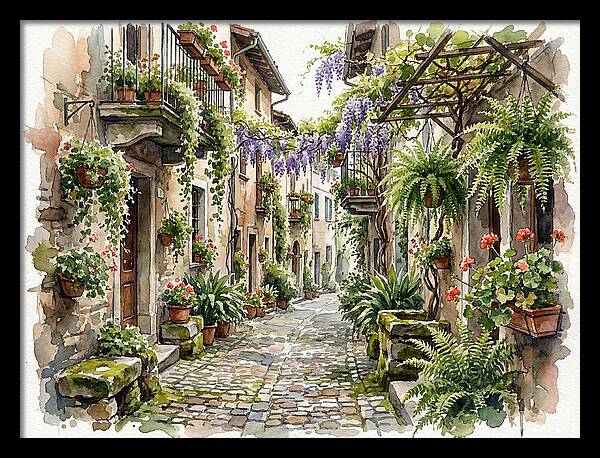 Charming Alleyway Oasis