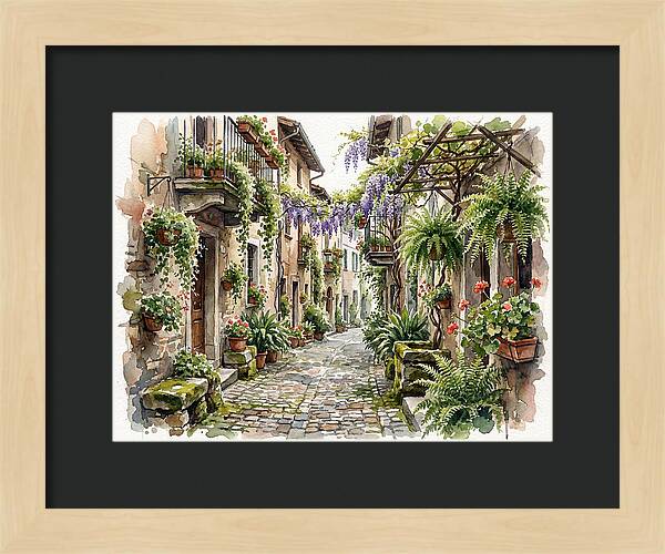 Charming Alleyway Oasis