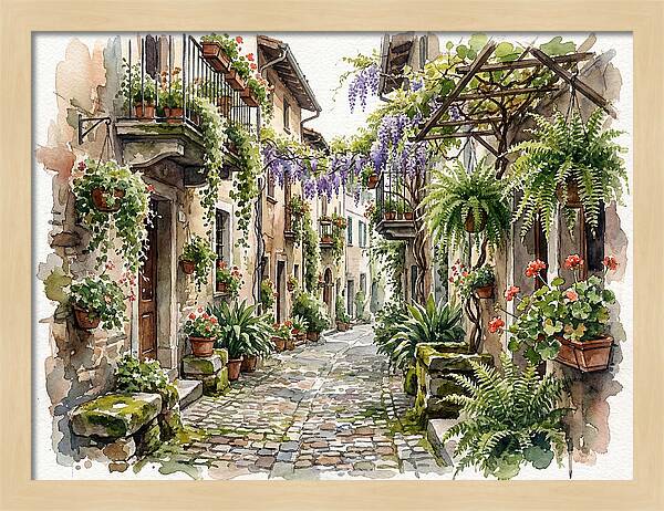 Charming Alleyway Oasis