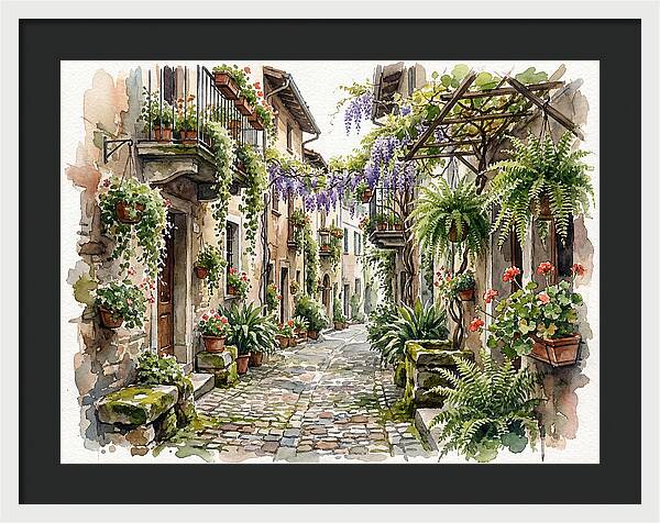Charming Alleyway Oasis