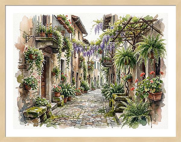 Charming Alleyway Oasis