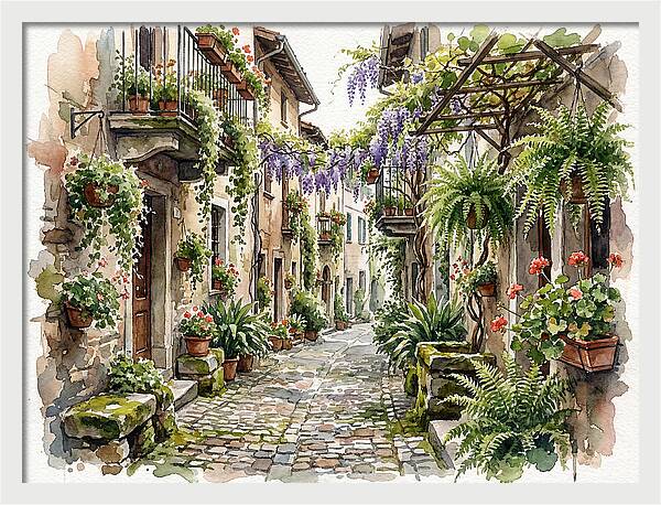 Charming Alleyway Oasis