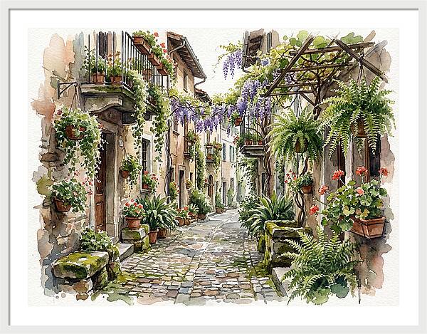 Charming Alleyway Oasis