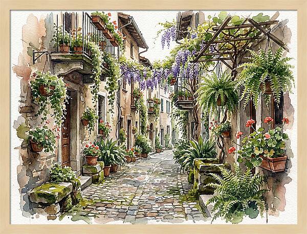Charming Alleyway Oasis