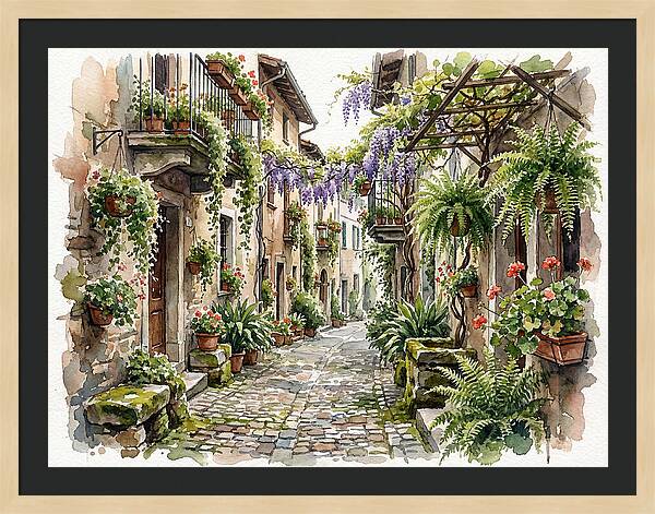 Charming Alleyway Oasis