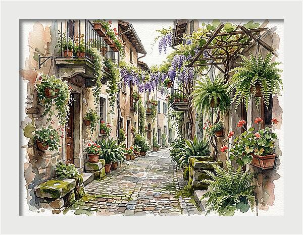Charming Alleyway Oasis