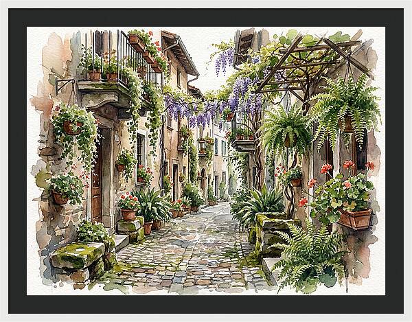 Charming Alleyway Oasis