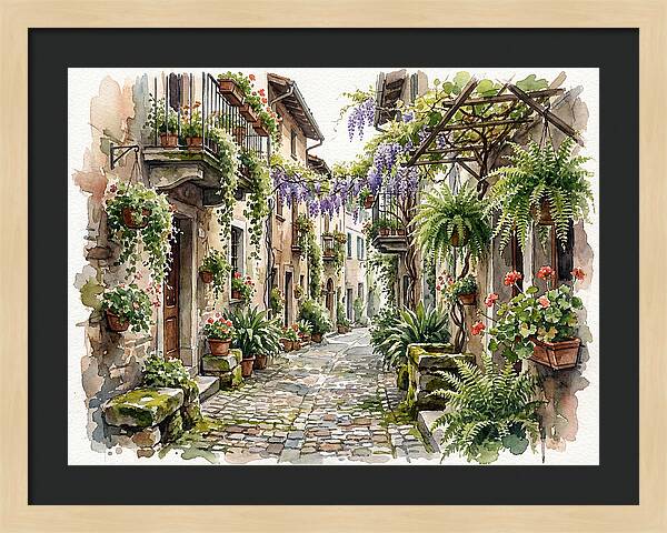 Charming Alleyway Oasis