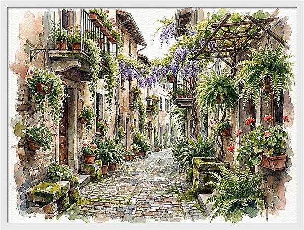 Charming Alleyway Oasis