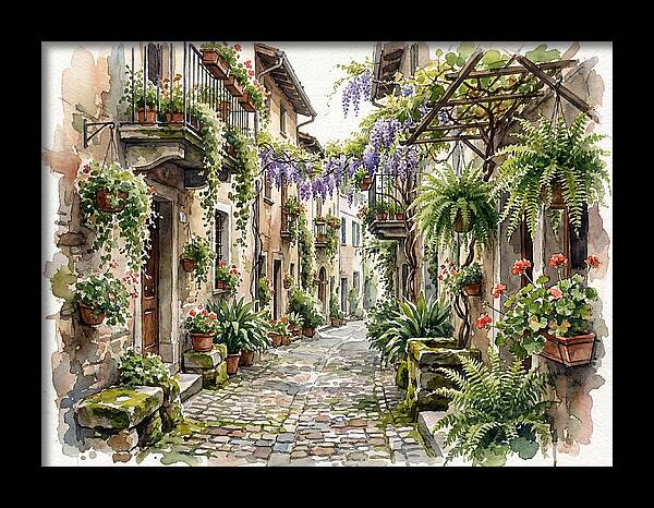 Charming Alleyway Oasis