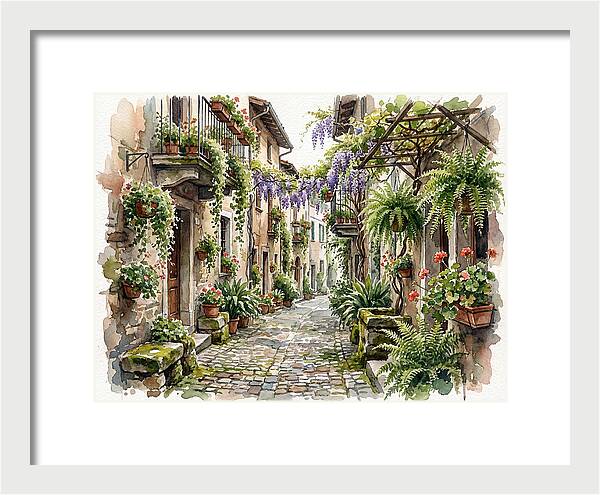 Charming Alleyway Oasis