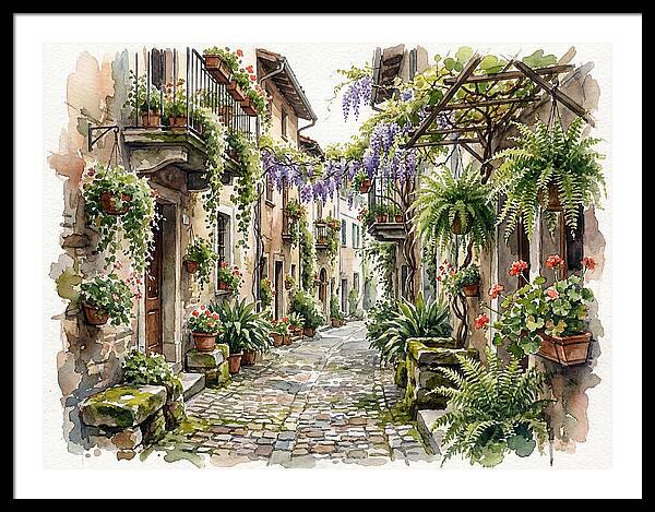 Charming Alleyway Oasis