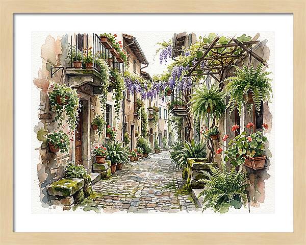 Charming Alleyway Oasis
