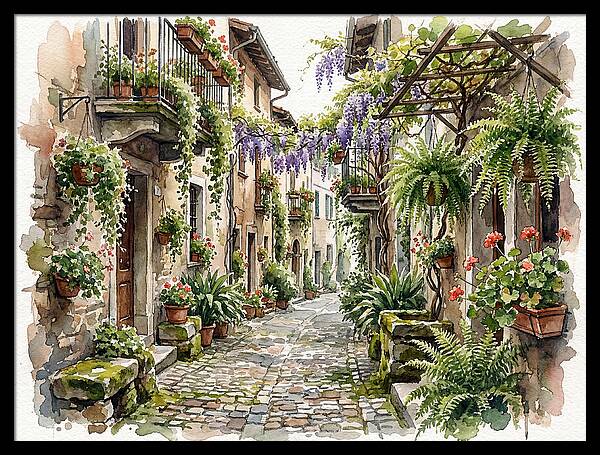 Charming Alleyway Oasis
