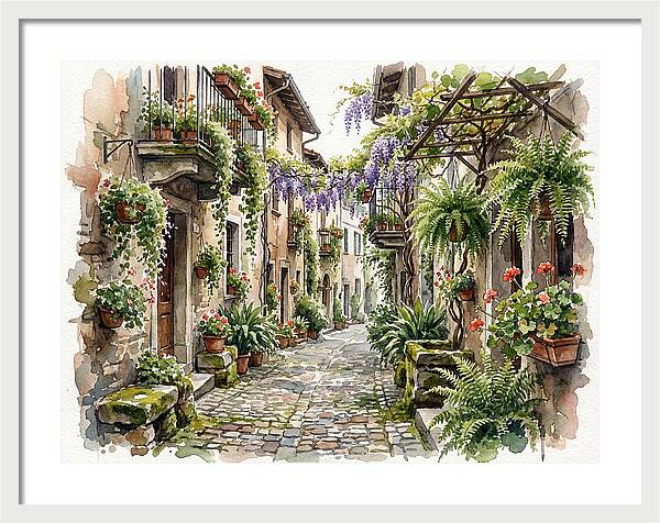 Charming Alleyway Oasis