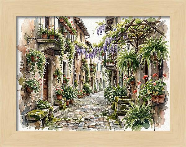 Charming Alleyway Oasis