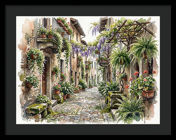 Charming Alleyway Oasis